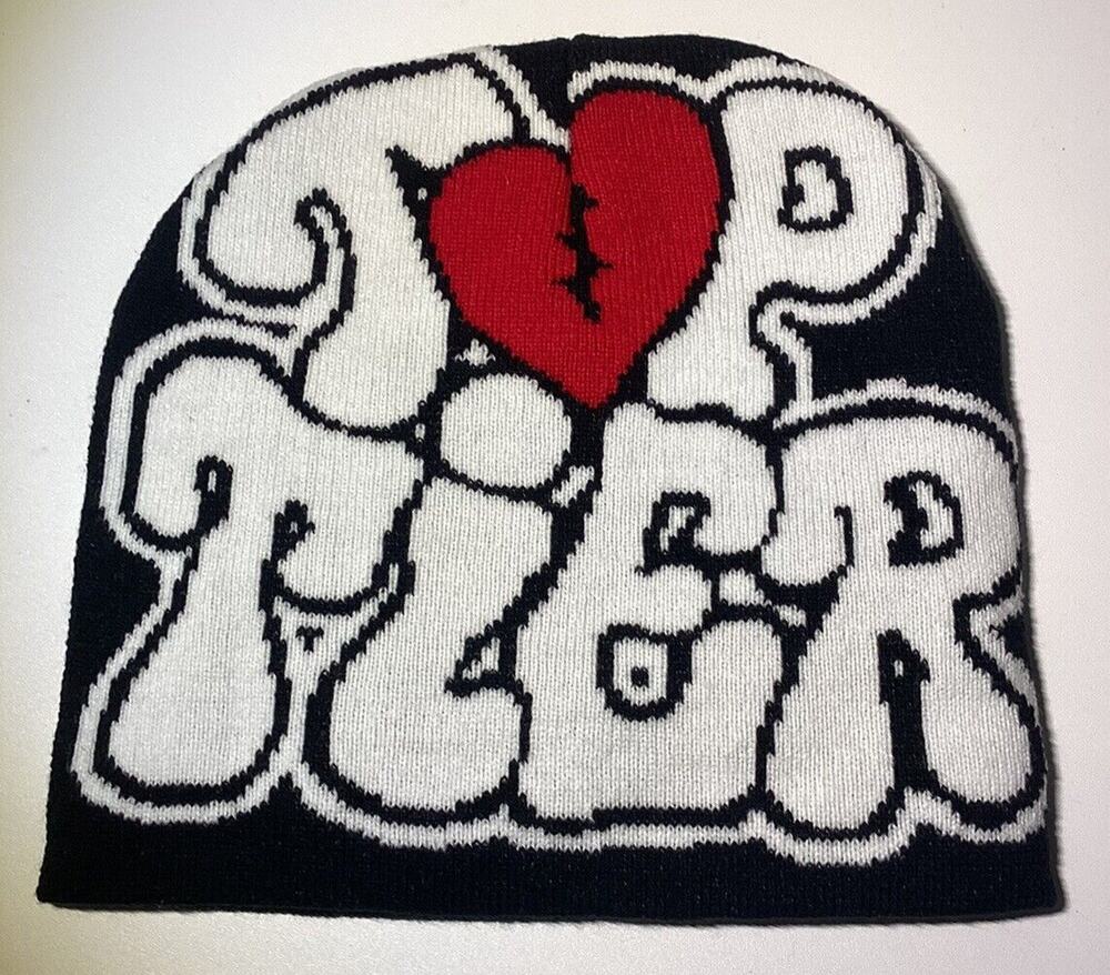 Beanies Y2K, Graphic Beanie Crochet Spider Design, Knitted Toptier Black